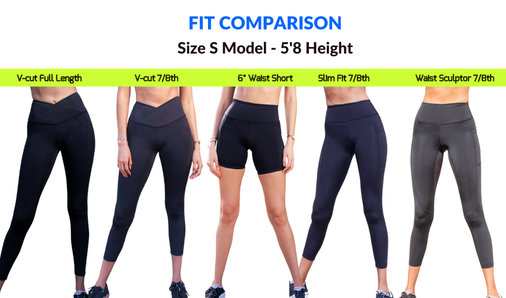 Visual Size Guide - Oya Femtech Apparel