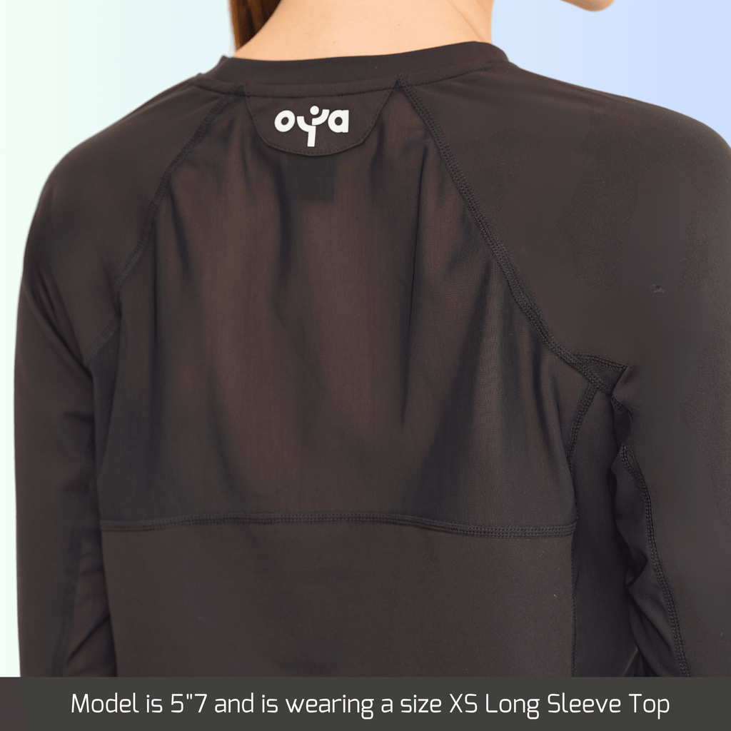 Breathable Long Sleeve Workout Shirt With Thumb Hole - Oya Femtech Apparel
