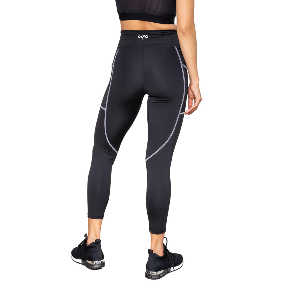 CONTOUR Breathable, Tummy Control Legging For Sensitive Skin: Odor, UTI, and BV Defense - Oya Femtech Apparel