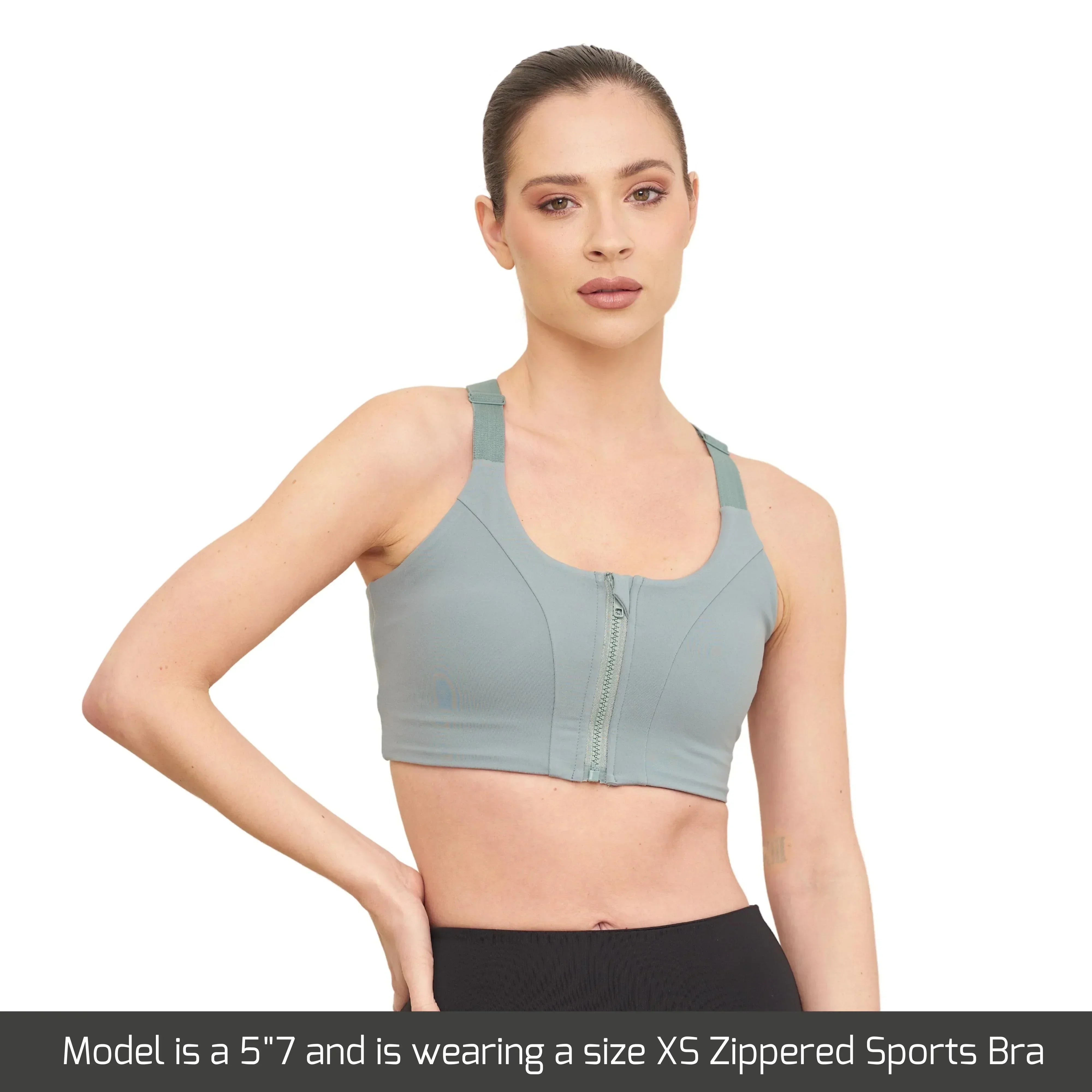 Women Shockproof Sports Bra High Impact Front Zipper Closure Padded Yoga Bra Gym Women Shockproof Sports Bra High Impact Front Zipper Closure Padded Yoga Bra Gym