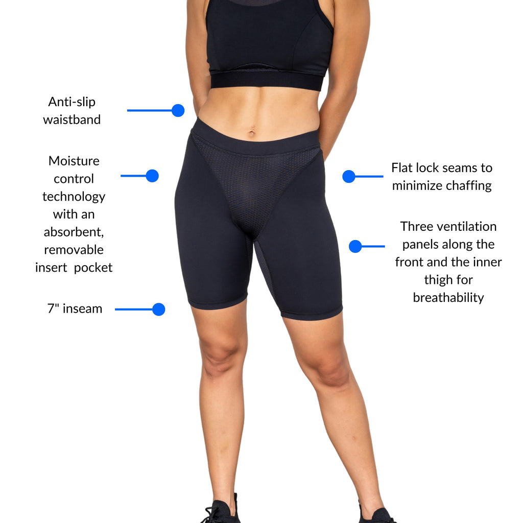 High Waist Cooling Compression Short - Oya Femtech Apparel