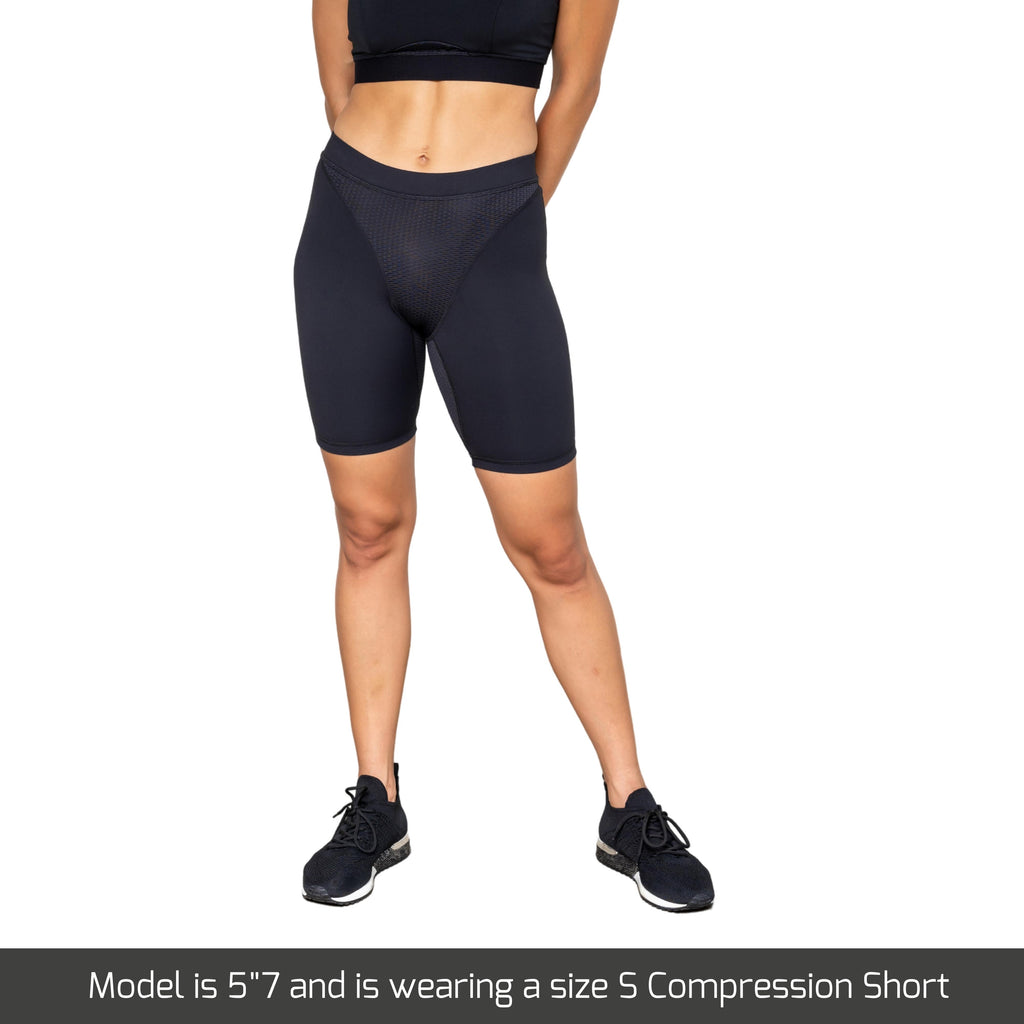 High Waist Cooling Compression Short - Oya Femtech Apparel