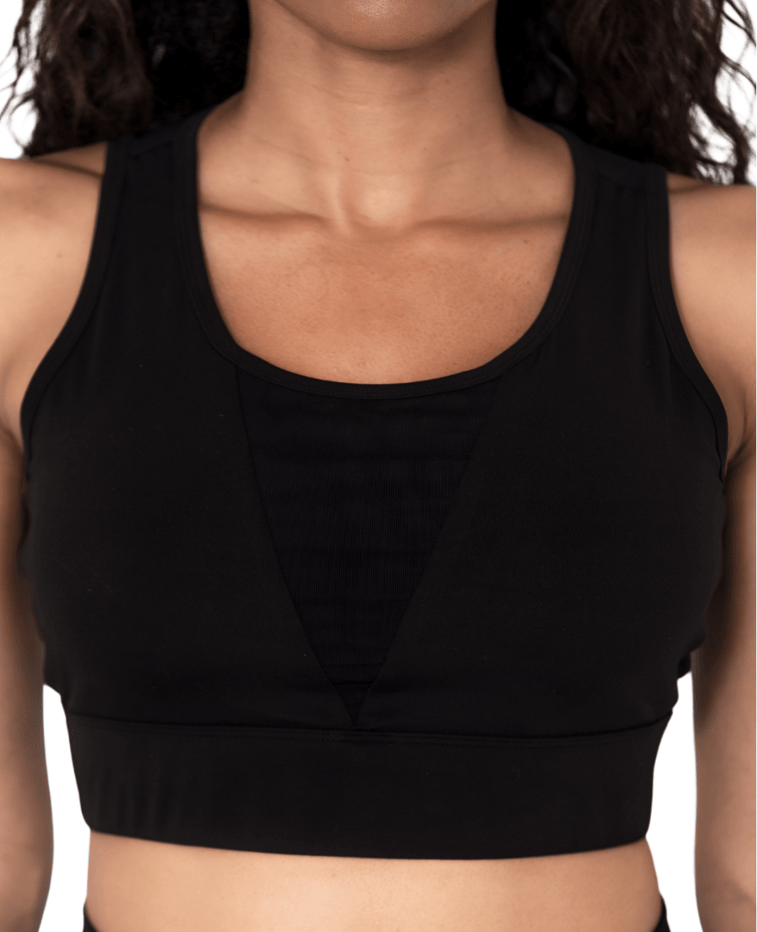 Vorcy Womens Padded Sports Bra Fitness Workout Running Camisole Crop Top  with Built in Bra Black at  Women's Clothing store